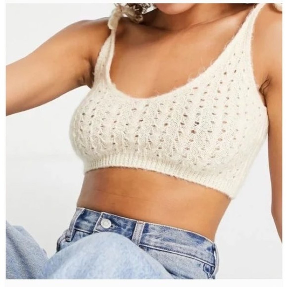 Topshop Knitted Bralette